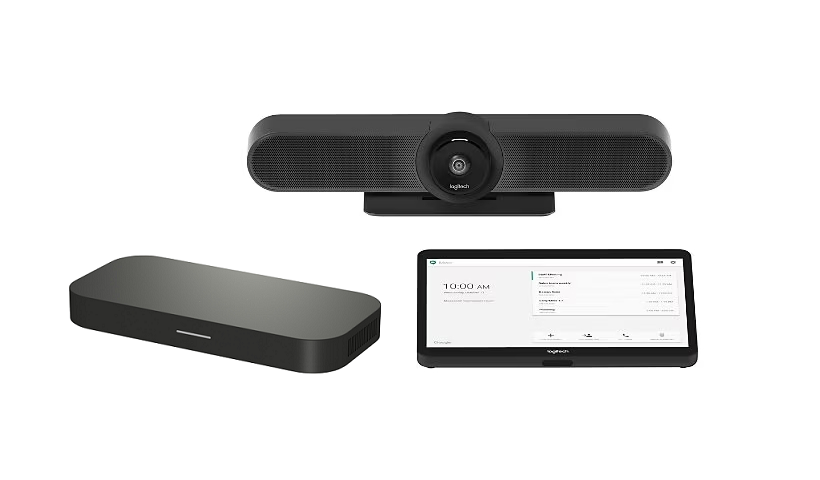 Solution Logitech pour petites salles avec MeetUp pour Google Meet