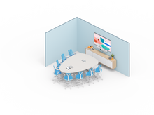 Chargement de l'image dans la visionneuse de la galerie, solution Logitech Medium Room avec Rally Bar pour Google Meet